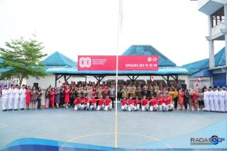 Semangat Kemerdekaan, Rutan Kelas I Medan Gelar Upacara Bendera Peringatan HUT RI Ke-80